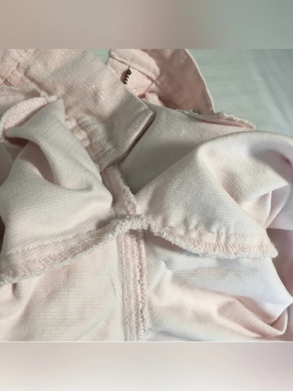 Gymboree Pink Corduroy Ballerina sparkles EMB Flare Pants Adjustable Waist